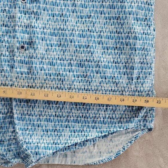 ROBERT GRAHAM | LARGE MEN'S | PINE BLUFF CLASSIC SHORT SLEEVE PINE BLUFF BLUE - Picture 11 of 14